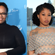 Natasha Rothwell attends EMILY’s List Brunch and Panel Discussion “Defining Women” on February 04, 2020; Dominique Fishback gets ready for the 2021 Critics Choice Awards on March 07, 2021.